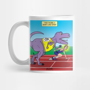 T-Rex Track Racing Mug